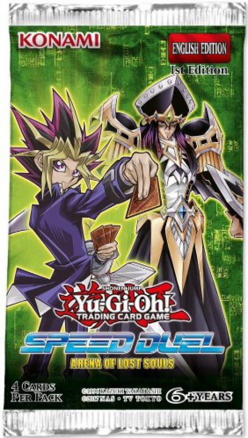 Single Pack Supplied Yu-Gi-Oh Arena Of Lost Souls Booster Pack 