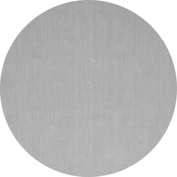 Ahgly Company Indoor Round Abstract Gray Contemporary Area Rugs, 3' Round