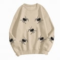 thumbnail image 6 of Towmus Women Halloween Sweatshirt Fall Long Sleeve Fashion Graphic Sweatshirts Pullover Tops, 6 of 6