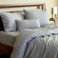 thumbnail image 4 of Cozy Bamboo Cotton Pillowcases - Viscose from Bamboo + Cotton - Silver, 4 of 6