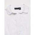 thumbnail image 2 of Nautica WHITE Big Girls' Puff-Sleeve Button-up Blouse, US Large (12/14), 2 of 4