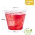 thumbnail image 4 of 50PCS 9oz Clear Plastic Cups for Party, Disposable Clear Plastic Cups, Cocktail Glasses for Wedding Thanksgiving, Christmas, and Parties, 4 of 4