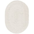 thumbnail image 2 of SAFAVIEH Braided Ronan Solid Reversible Area Rug, Beige, 5' x 7' Oval, 2 of 7