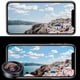 thumbnail image 3 of KEYWING Phone Camera Lens 3 in 1 Phone Lens Kit, 198 Fisheye Lens + 120 Super Wide-Angle Lens + 20x Macro Lens for iPhone Samsung Android Smartphone Black 3in1, 3 of 5