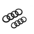 thumbnail image 3 of Audi A3 Black Edition Blackline Emblem Logo Ring Negro (logotipo delantero y trasero) RV, 3 of 5