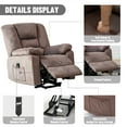 Lift Recliner, Electric Power Lounge Single Sofa for Elderly and