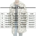 thumbnail image 3 of YueHuiYing Men's Faux Fur Coat Winter Long Faux Mink Coat Fluffy Thick Trench Coat Turn Down Collar for Men, 3 of 9