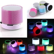 Lighting Wireless Mini Bluetooth Portable Speaker, Red
