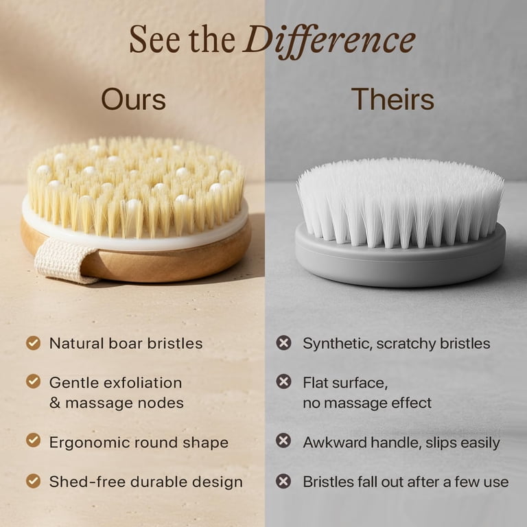 Beauty by Earth Round Exfoliating Body Brush photo 4