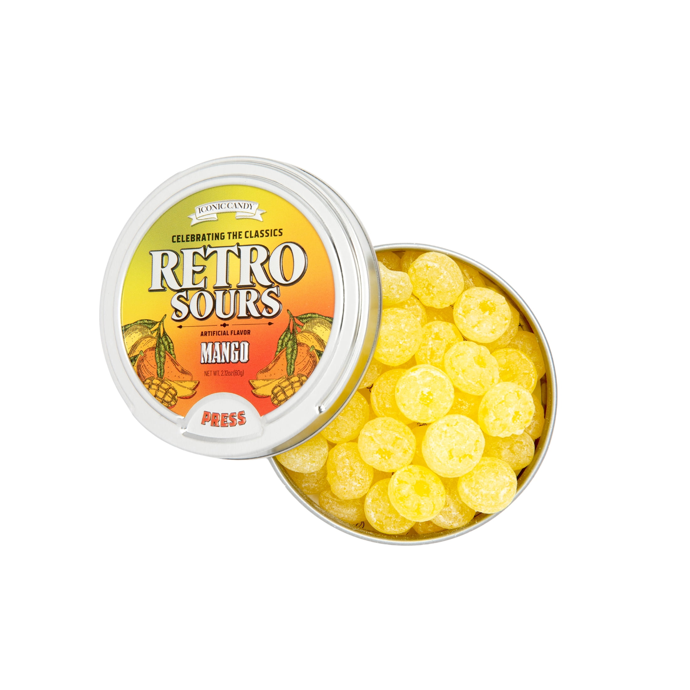 Retro Sours Mango 2.12oz Tin