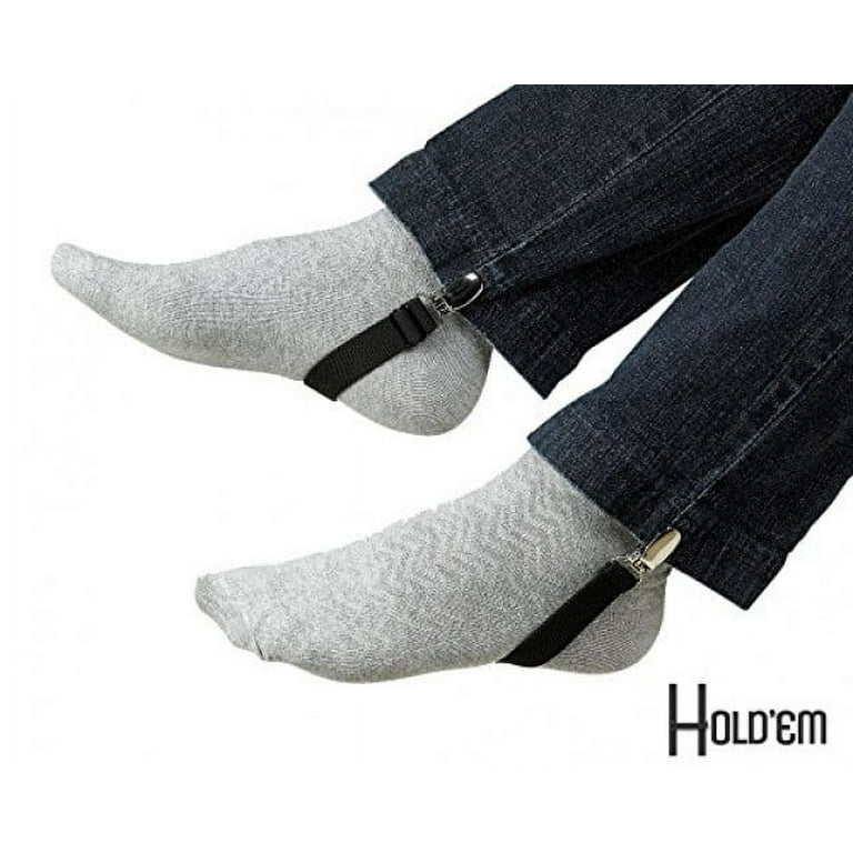Hold'Em Boot Clips Elastic Leg Straps Pant Stirrups with Extra