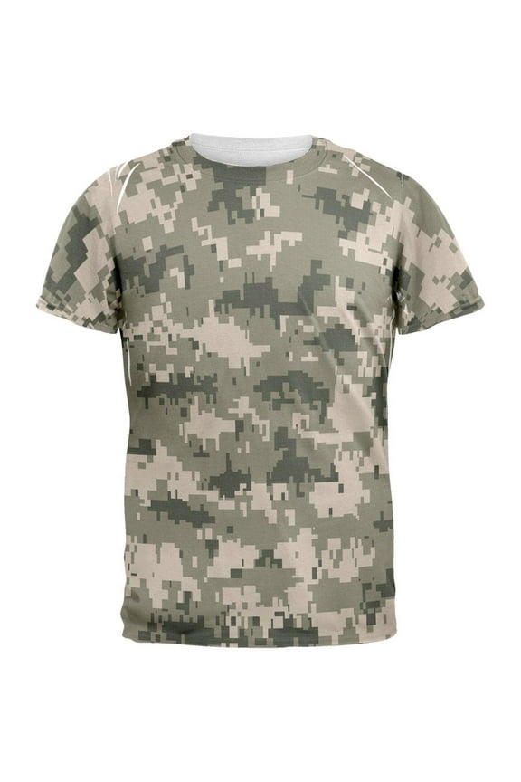 Desert Digital Camo All Over Adult T-Shirt - Small