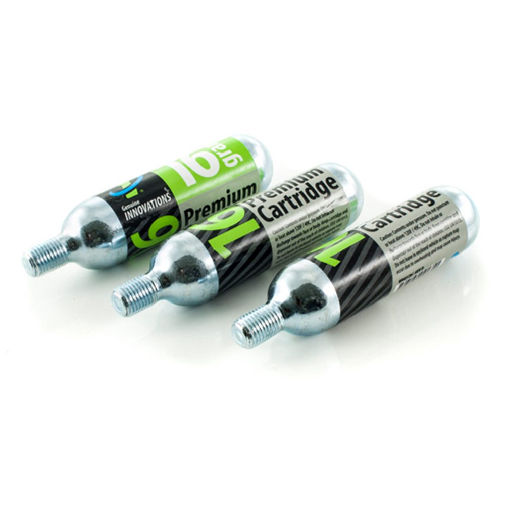 16 Gram 3/8" Thread CO2 Cartridge, 3 Pack