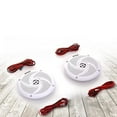 thumbnail image 5 of Pyle Marine Speakers - 4 Inch 2 Way Waterproof and Weather Resistant Outdoor Audio Stereo Sound System with LED Lights, 100 Watt Power and Low Profile Slim Style - 1 Pair - PLMRS43WL (White), 5 of 5