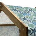 thumbnail image 5 of Starfish Pet House, Aquarium Inspired Composition Tropical Seashells and Scallops Cockles and Clams, Outdoor & Indoor Portable Dog Kennel with Pillow and Cover, 5 Sizes, Multicolor, by Ambesonne, 5 of 5