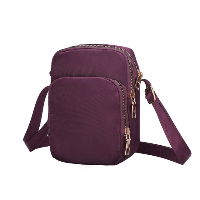SUNSIOM Small Crossbody Bags for Women Trendy Solid Color 3 Pockets Cute Cell Phone Bag Wallet Purses Handbag
