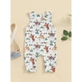 thumbnail image 4 of Nygoyerh Baby Boys Tank Jumpsuit Sleeveless Western Print One Piece Romper Newborn Infant Crew Neck Jumpsuit for Casual Daily 3M 6M 12M 18M, 4 of 8