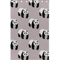 thumbnail image 4 of Coolnut Window Curtain Panels Pandas On Old Pink Grommet Top Room Darkening Thermal Insulated Blackout Window Treatment Drapes 2 Panels W55 x L84 In, 4 of 5