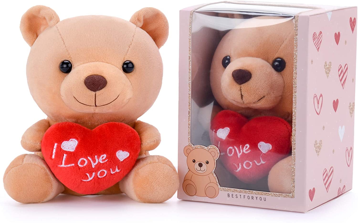 I Love You Stuffed Teddy Bear with Heart Plush Toy Tanzania Ubuy