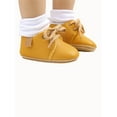 thumbnail image 6 of Gureui Kids Baby Boys Girls Leather Sneakers, Non-Slip Rubber Sole Crib Shoes Infant Oxford Loafers, 6 of 6