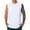 White, variant on IYTR Sleeveless Shirts for Men Summer Fashion Mens T Shirts Sleeveless T Shirts Leisure Loose Drawstring Hooded Sports Solid Color Classic Tshirt Blouses(Blue,M)