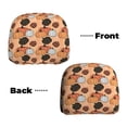 thumbnail image 3 of 2 PCS Car Headrest Cover, pumpkins halloween context Soft Car Seat Head Rest Cover Protector Interior Car Accessories Seat Covers for Cars Truck Auto Only Covers, 3 of 8