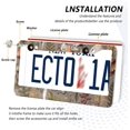 thumbnail image 3 of GZHJMY Mushroom Brown License Plate Frames 2 Pack Aluminum License Plate Holder Universal Car License Plate Covers with Screw Caps Decorative, 3 of 6