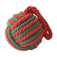 thumbnail image 1 of Circular Rope Door Stopper for Home Bar Decor Cotton Linen Material 5.51 in Diameter 1.3 kg Weight with Hanging Rope, 1 of 6