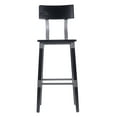 thumbnail image 6 of BizChair Backrest Bar Stools, Black (Set of 4), 6 of 17