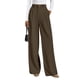 thumbnail image 1 of Pantalones de Pierna Ancha PRETTYGARDEN para Mujer Café XL, 1 of 6