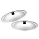 thumbnail image 1 of Stainless Steel Round Cookware Lid Replacement Cover for Pots and Frying Pans with Sturdy Handle for Home and Restaurant Use, 1 of 5