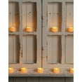 thumbnail image 4 of Homemory White 6 Pack Battery Operated Tea Lights, 200+Hour Electric Flickering Flameless Candles, Realistic Votive LED Tea Lights for Wedding Party Table Thanksgiving Christmas Decorations, 4 of 9