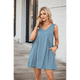 thumbnail image 4 of Minivestido Sin Mangas Gris Azulado XS, 4 of 7