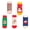 5-Multi-color, variant on Toddler/Little Girls Cotton Christmas Party Sock(5Pack,5/7)