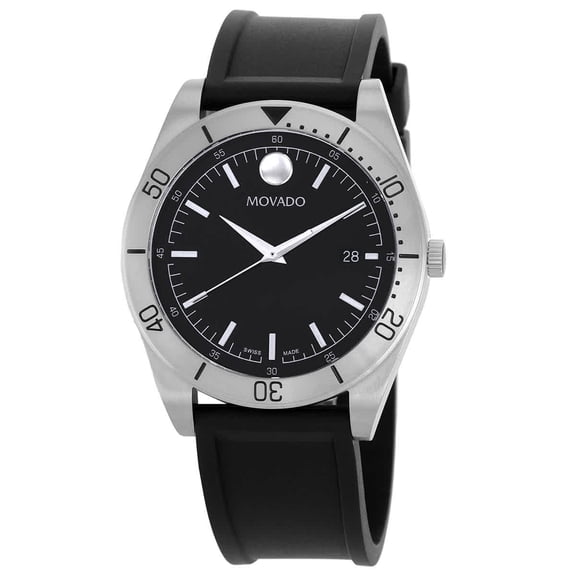 Movado Sport Quartz Black Dial Men's Watch 607989