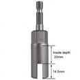 thumbnail image 3 of 2 Pack Deep Power Wing Nut Driver, Slot Wing Nuts Drill Bit Socket, Wrenches Tools Set for Panel Nuts Screws Eye C Hook Bolt, 1/4 Inch Hex Shank, 3 of 5