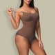 thumbnail image 5 of Conjunto de lencería Ropa interior de una pieza con cuello redondo y control de barriga para mujer, mono corto, traje de vacaciones Kuymtek Café T XL para Mujer, 5 of 6
