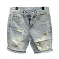 thumbnail image 2 of Men's summer casual denim shorts youth fashion loose outdoor traveling beach shorts, 2 of 5
