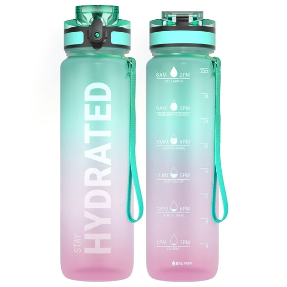 Botella de agua Sahara Sailor 1 L a prueba de fugas, libre de BPA, Tritan