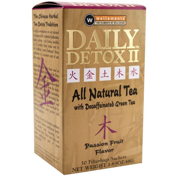 Daily Detox Herbal Tea, Passion Fruit, Filterbags, 30 CT