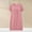 a_Pink, variant on Xysaqa Women's Nightgowns Cooton Soft Short Sleeve Sleepshirts Floral Print Sleepwear Casual Pleated Pajama Dress Comfy Nightdress Sleeping Dress XL 2X 3X Clearance Wine