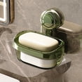 thumbnail image 2 of Jabonera con Ventosa para BañO, Jabonera con DesagüE, Caja de JabóN MóVil para Pared, Accesorios de BañO A, 2 of 5