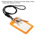 thumbnail image 6 of Uxcell Neck Lanyard Badge Lanyards Long Strap ID Card Holder Keychains Black, 6 of 7