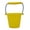 #004-Yellow, variant on YiJuHui Foldable Beach Bucket Portable Soft Water Pail - Collapsible Sand Castle Mold, Large Capacity, Durable & Leakproof for Pool, Bath, Camping, Car Wash