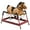 Brown#9, variant on Kids Bike Kids Spring Rocking Horse, Ride on Horse for Girls and Boys with Animal Sounds, Plush Horse Ride-on with Soft Feel, Interactive Toy for Kids,Childrens Bike