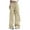 Khaki, variant on Cargo Pants for Women Wide Leg Baggy Loose High Waisted Juniors Hiking Cargos with Multi Pockets