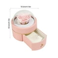 thumbnail image 2 of Rose Gift Box Butterfly Eternal Flower Jewelry Box Proposal Earrings Rings Gifts Women Valentines Day Anniversary Acrylic Eternal Flower Velvet Lining, 2 of 6