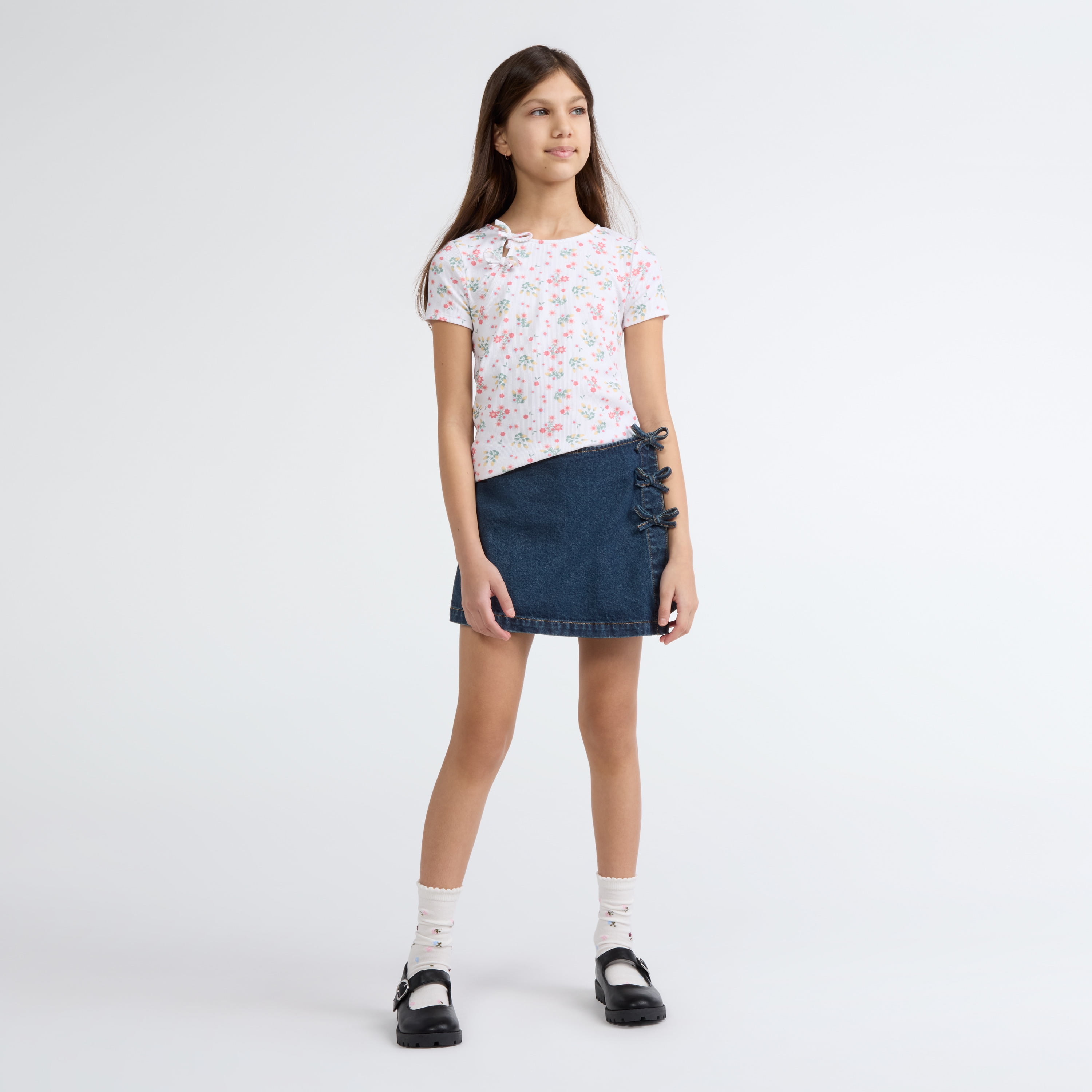 Levi Strauss Signature Girls Denim Skort, Sizes 5-16