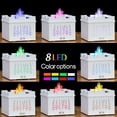 thumbnail image 3 of Topincn 400ml Oil Diffuser Humidifier with Night Light Aromatherapy Essential Oil Diffuser for Home Bedroom Office, 3 of 7