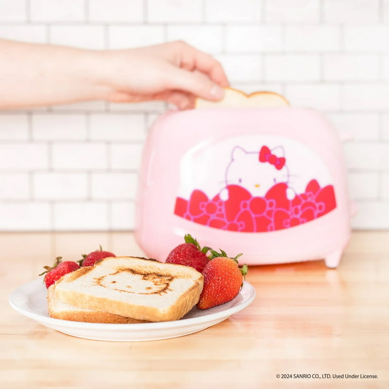 Uncanny Brands Hello Kitty Lightweight Durable Two-Slice Toaster